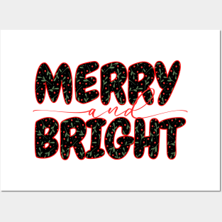 Merry And Bright Posters and Art